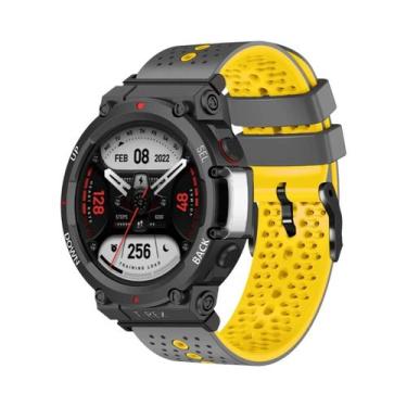 Imagem de Pulseira Esportiva De Silicone Respirável Para Huami Amazfit T-Rex 3 T