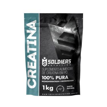 Imagem de Creatina Monohidratada 1Kg - 100% Pura Importada - Soldiers Nutrition-Unissex