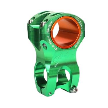 Imagem de Mesa de guidão MTB 35mm 50mm CNC colorida para bicicleta, abraçadeira de guidão 31,8/35mm, ultraleve, em alumínio.(31.8 35x50 green)