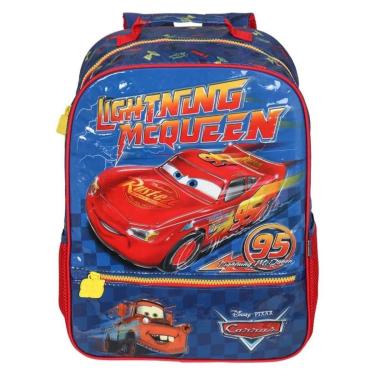 Imagem de Mochila Infantil Escolar Carros Relâmpago Mcqueen 14902-Unissex