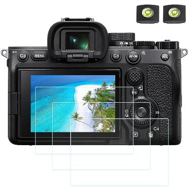 Imagem de PCTC A7 IV A6700 ZV-E1 A7C II 7C II A7CII A7CII A7CR Protetor de tela para Sony Alpha A6700 ZV-E1 ZVE1 A7 IV A7IV A7M4 A74 A7C II 7C II A7CII A7CR [3 + 2 pacotes] 0,3 mm 9 Vidro temperado com dureza H