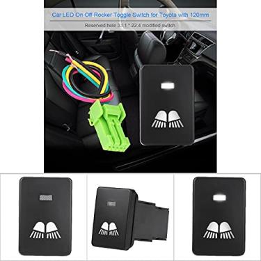 Imagem de aqxreight Carro LED On Off Rocker Switch para Camery Highlander Prius Carora FOG LIGHT e Material Resistente Cobre Melhor Feito Com Interruptor Rocker Carro Leve Premium ABS (padrão de destaque)