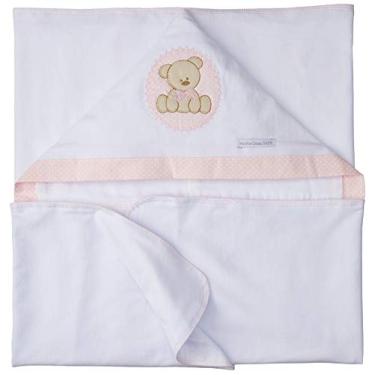 Imagem de Minha Casa Baby Toalha De Banho Malha Urso Bolacha Rosa Medida 90Cm X 106Cm Rosa