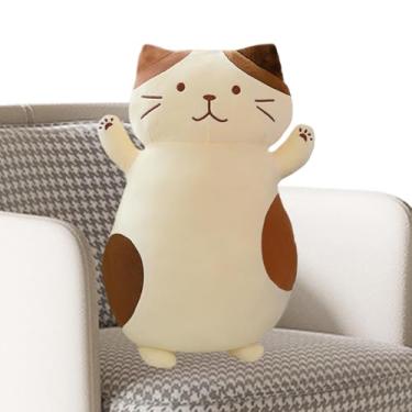 Imagem de Boneca de pelúcia de gato, travesseiro de pelúcia de gato macio,Pelúcia de gato de pelúcia - Bichos de pelúcia pequenos, bichos de pelúcia, bichos de pelúcia 45 cm para meninos e meninas