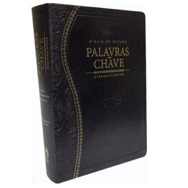 Imagem de Livro - Bíblia de estudo palavras-chave luxo preta