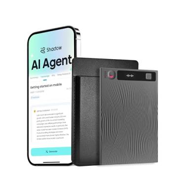 Imagem de Mobvoi TicNote AI Voice Recorder com transcrição e resumo Shadow AI, controle por APP. Gravador AI suporta 120+ idiomas para aulas, reuniões e chamadas, modo duplo para chamadas e reuniões, 64GB