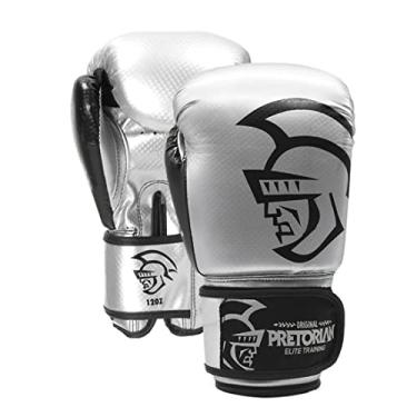 Imagem de Luva De Boxe/muay Thai Pretorian Elite Training Silver - 14oz