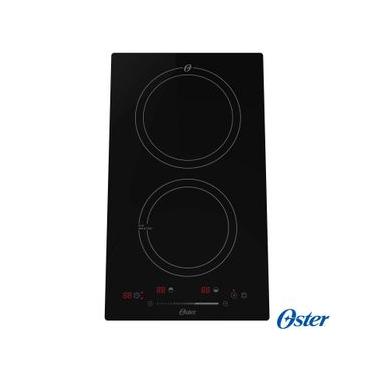 Imagem de Cooktop por Indução Oster em Vitrocerâmico com 02 Bocas e Painel Touch Screen 2 em 1 Preto - OTOP202