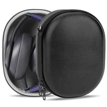 Imagem de Geekria Capa de fone de ouvido Pro Rugged compatível com Beats Studio Pro/3/2 capa rígida durável multicamadas proteção bolsa de viagem bolsa de transporte (preta)