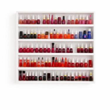 Imagem de Expositor de esmaltes 60 x 60 x 6cm para 200 esmaltes em mdf - BELLI M