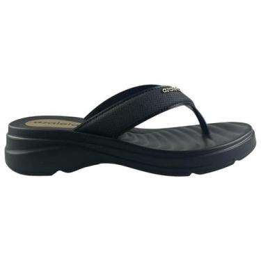 Imagem de Chinelo Feminino Plataforma Azaleia Eli Cor:PretoTamanho:35 - Azaleia 