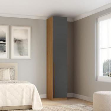 Imagem de Guarda Roupa Modular 1 Porta com Prateleiras 35cm Altezza Trend Belmax
