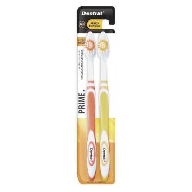 Imagem de Escova dentrat nova adulto prime kit c/2