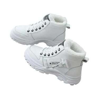 Imagem de Botas De Neve Femininas De Inverno Cano Alto Quentes Casuais Plataform
