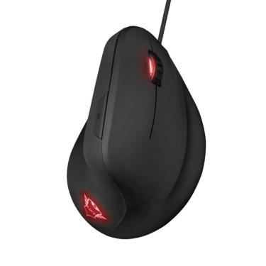 Imagem de Mouse Gamer GXTrust 144 REXX, Design Vertical, RGB, 6 Botões, 10K DPI, USB, Preto - 22991-Unissex