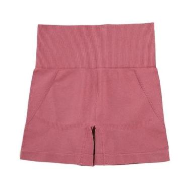 Imagem de Shorts Esportivos Femininos de Cintura Alta - Ciclismo, Corrida, Fitne