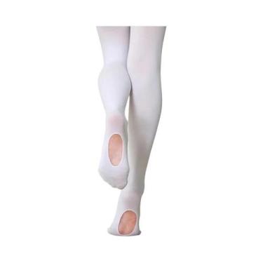 Imagem de Meias-calças De Balé Femininas E Infantis Estilo Footstep Com Furo Par