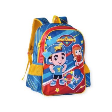 Imagem de Mochila Escolar Costas Oficial Os Aventureiros Luccas Neto - Clio - Cl