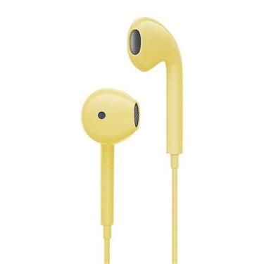 Imagem de Fones de ouvido com fio, conector de 3,5 mm, botão intra-auricular, fi