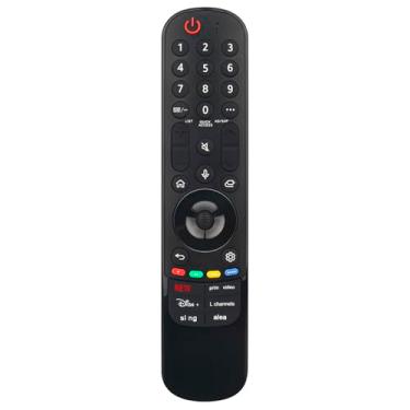 Imagem de MR24GA Controle remoto de TV de substituição de voz compatível com Smart TVs LG 2024 55QNED80TUC 50UT8000AUAOLED83G4WUA 55OLEDC4AUA 43UT7590PUA 75QNED99TUA 70UT7550AUA 65UT8000AUA 86QNED900TUA TAA