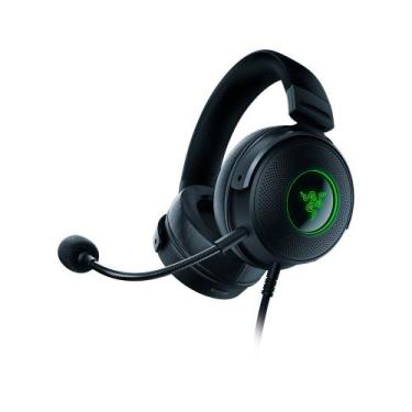 Imagem de Headset Gamer Razer Kraken V3 Hypersense, USB, Preto - RZ0403770100R