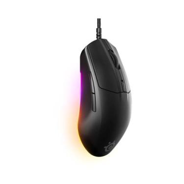 Imagem de Mouse Gamer SteelSeries Rival 3 Gen 2, 8.5K DPI, RGB, Super Mesh Parac