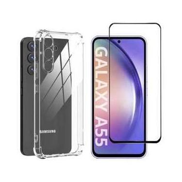 Imagem de Capa Capinha Case para Samsung Galaxy A55 5G com interior aveludado e 