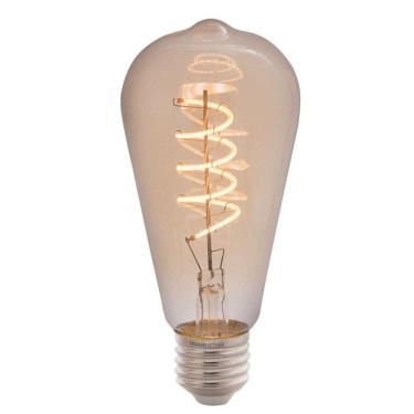 Imagem de Lâmpada Led De Filamento Espiral Tramontina St64 4 W 2200 K Luz Amarela âmbar