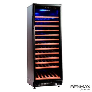 Imagem de Adega de Vinhos Benmax para 120 Garrafas com até 22C - BAC120A, 110V