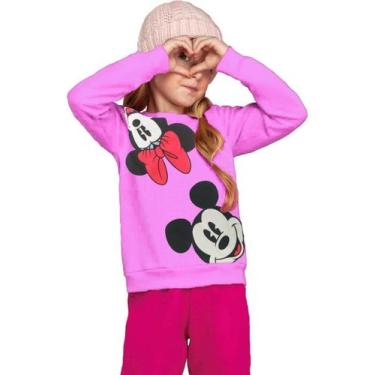 Imagem de Blusa Moletom Infantil Menina Inverno Personagens Licenciado - anjo da