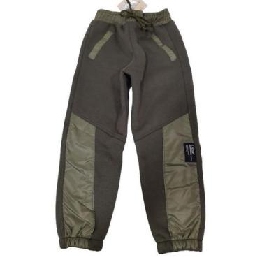 Imagem de Calça Jogger Grossa Moletom Infantil Menino Luxo Ref. 7782 - Lessa Kid