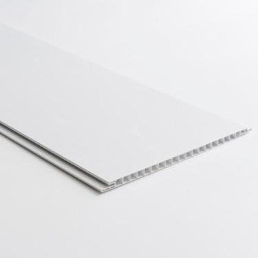 Imagem de Kit com 144m² de Forro de Pvc Duplo Frisado 8mm X 20cm X 3m Belplast