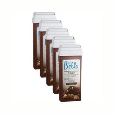 Imagem de KIT 5 Refil Cera Depilatória Roll-on Depil Bella 100g Negra
