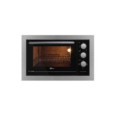 Imagem de Forno Elétrico de Embutir Fischer Fit Line 95485 48L Inox com Timer Automático e Vidro Duplo 110V
