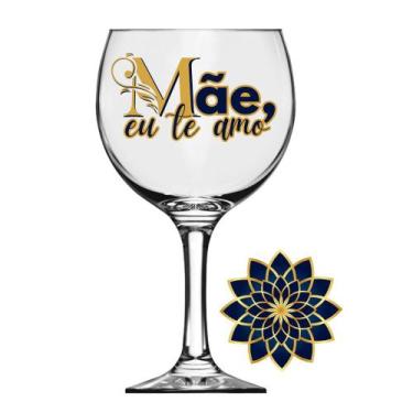 Imagem de Taça Gin Mães de Vidro com Base Decorada - 600ml - Catuaí