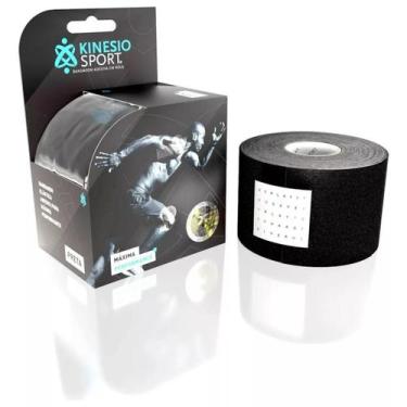 Imagem de Bandagem elástica adesiva kinesio 7,5cmx5m kinesio sport - rolo grande