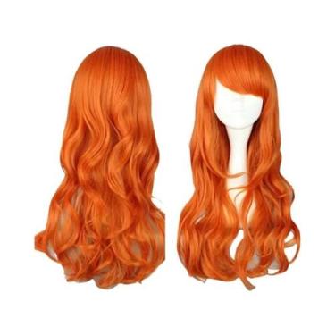 Imagem de Peruca Feminina Longa Ondulada Para Cosplay, Cabelo Sintético Nami, Re