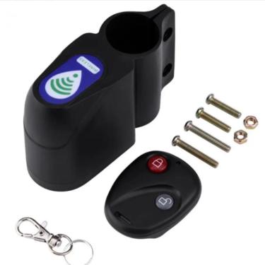 Imagem de Alarme Antifurto com Controle Remoto Yeet Sensor de Vibração Ajustável Sirene 120 Db Preto Bivolt 6CM 1 Unidade