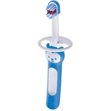 Imagem de Escova de Dente para Bebês MAM Baby's Brush 6 Meses+ Azul