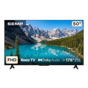 Imagem de Smart tv 50 polegadas semp roku tv led full hd wifi s42r, 50"