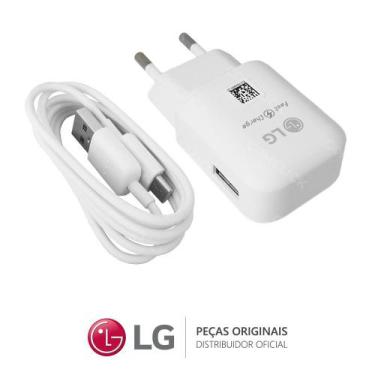 Imagem de Kit Carregador Mcs-H06br 1,8A + Cabo Usb 1,2M Lg Eay64469120 Celular /