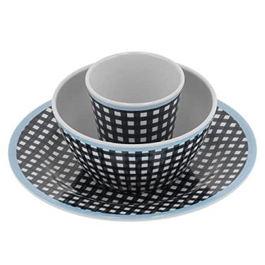 Imagem de Conjunto de pratos de acampamento, conjunto de louça anti-queimadura bonito e requintado anti-queda para escritório hotel restaurante casamento para decoração de casa presentes de