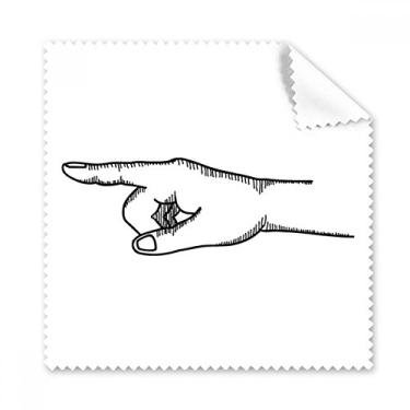 Imagem de Pano de limpeza com desenho de linha, gesto à esquerda, 5 peças
