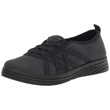 Imagem de Easy Street Tênis feminino Makena casual sem salto, Azul-marinho/azul marinho/renda azul marinho, 7