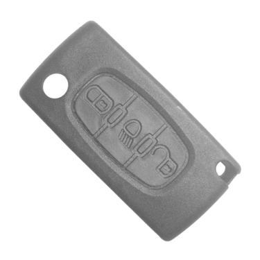 Imagem de Capa P/ Chave Canivete Peugeot/Citroën 3 Botões Desligar Farol - 29129