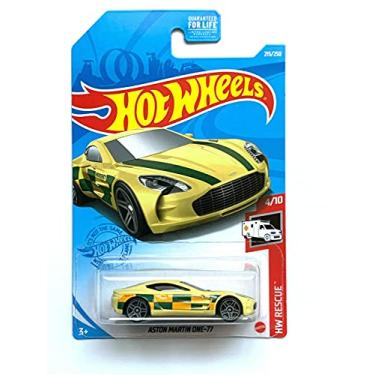 Imagem de DieCast Hotwheels Aston Martin One 77, HW Rescue 4/10 [Amarelo] 215/250