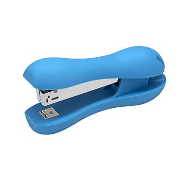 Imagem de Grampeador Emborrachado Azul para 20 Folhas 13,3cm, BRW
