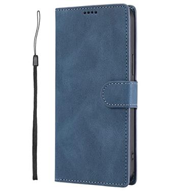 Imagem de Capa de carteira de couro para Samsung Galaxy S22 S21 S20 FE Lite S10 E S9 S8 S7 Edge Note 8 9 10 20 Ultra Plus Phone Cover, Azul, Para Galaxy Note8