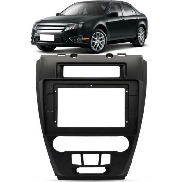 Imagem de Moldura De Painel 2 Din 10" Polegadas Fusion 2009 2010 2011 2012 - Preto