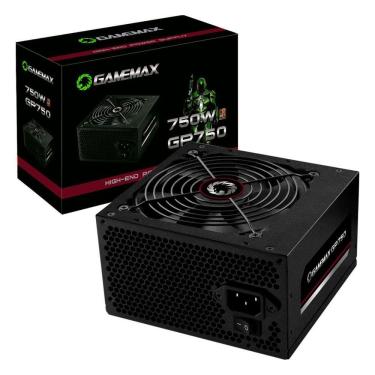 Imagem de Fonte Gamer Gamemax Gp750, 750W, Pfc Ativo, 80 Plus Bronze,